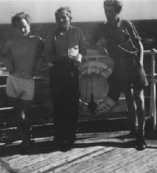 Drei Sylter Seeleute